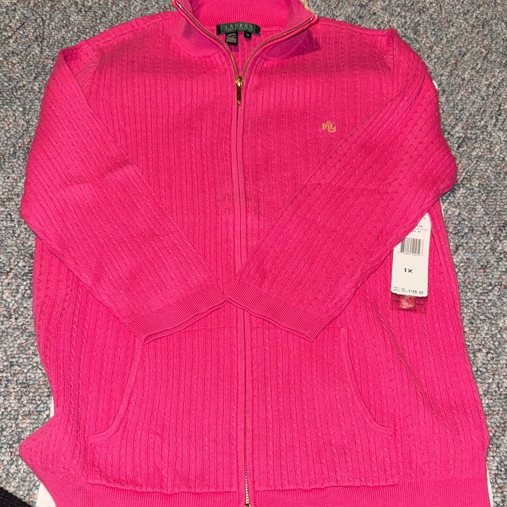 Ralph Lauren Zip-Up Cardigan